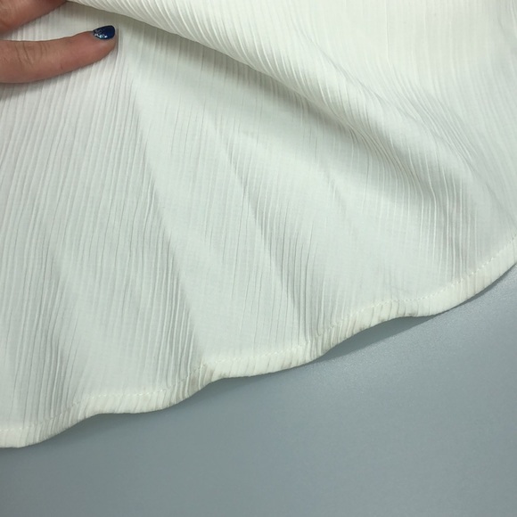 NWT Off White Harper & Me Hi Low Mermaid Peep Sldr - Picture 11 of 13